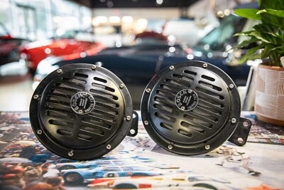 Bosch Vintage Horn Set Porsche Mercedes HO/FSA 1213 and HO/FSA 1214 - Image 1 of 4