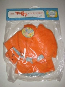 Vintage Muffy Collection Hoppy VanderHare Splish Splash Bathtime Orange Robe NWT - Picture 1 of 2