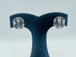 John Hardy Sterling Silver Bamboo Round Earrings - Picture 1 of 7