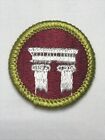 Architecture 70?s Type H Clear Waffle Plastic Back Boy Scout BSA Merit Badge