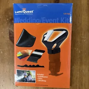 NEW Lumiquest Diffuser (LQ-134) Wedding/Event Kit for Nikon and Canon Flash - Picture 1 of 5