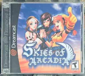 VIDEO GAME DREAMCAST SKIES OF ARCADIA CIB W/ MANUAL TESTED! - Picture 1 of 3