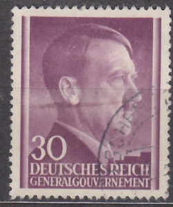 GENERALGOUVERNEMENT - HITLER 1940 ERROR DE IMPRESIÓN Mi.: 79 - usado - ¡RARO!¡! - Imagen 1 de 1