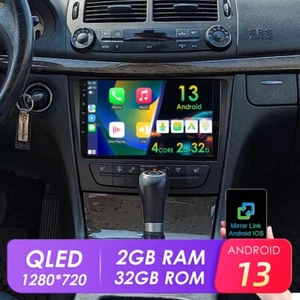 Para Mercedes Benz Clase CLS/E W211 W219 Coche Estéreo Android13 Carplay GPS Carplay - Imagen 1 de 24