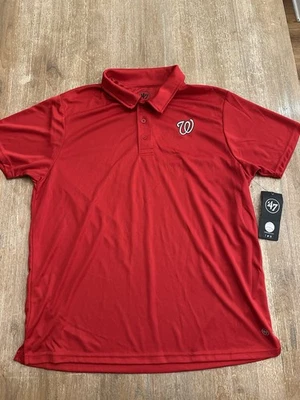 Washington Nationals Polo Shirt Men’s size XL Red (see pics) - Image 1 of 4