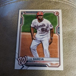 2021 Bowman Prospects Luis Garcia Rookie #5