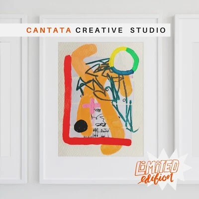 Obra de arte collage original - arte de pared pequeña - arte abstracto - medios mixtos - firmada Foto 1 de 4