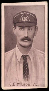 Sniders & Abrahams - 'Australian Cricket Team 1905 (Mauve)' #12x - C.E. McLeo... - Picture 1 of 2