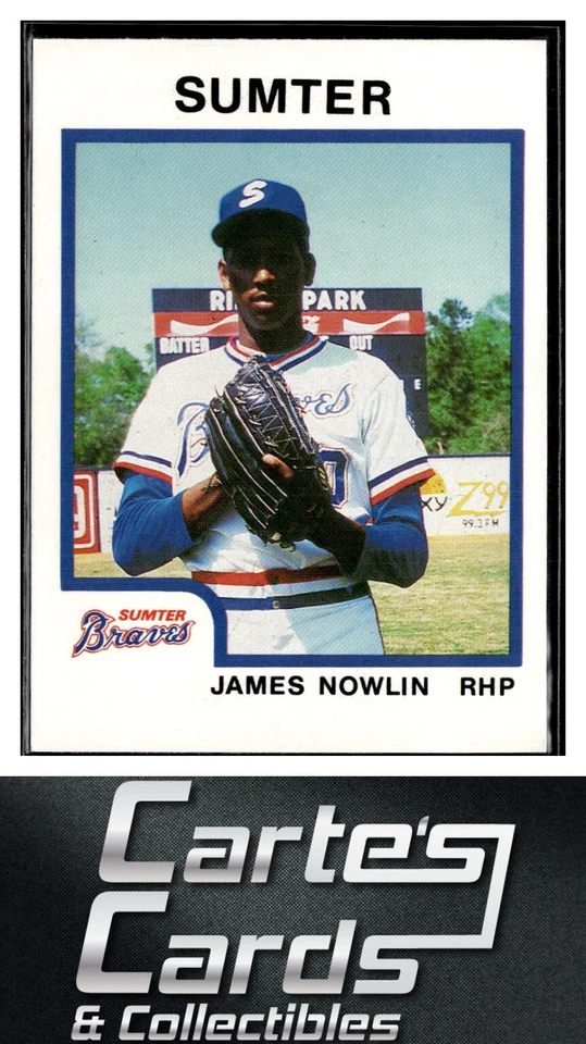 James Nowlin 1987 ProCards #1373  Sumter Braves - Image 1 of 2