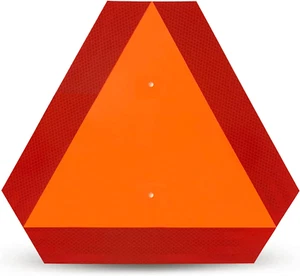 Langsam bewegliches Fahrzeugschild, langsam bewegliches Fahrzeug Dreieck Golfwagen Zubehör, 14"X - Bild 1 von 12