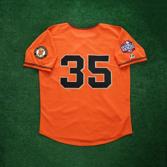 Giants Official 2021 MLB Jersey in Black/Orange