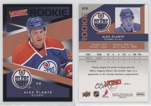 2010-11 Upper Deck Victory Black Alex Plante #219 Rookie RC