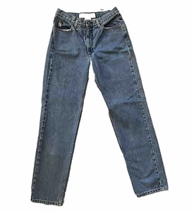 Vintage GUESS JEANS Made in USA Women’s Sz 30 Triangle Logo Mom 90’s Y2K Narrow - Picture 1 of 10