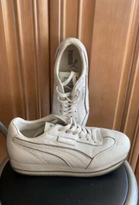 Vintage 1990's PUMA Athletic Street Cat Leather in White US Men/Kid 6=Women 7.5 - Picture 1 of 12