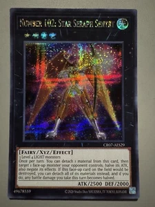 YUGIOH NUMBER 102: STAR SERAPH SENTRY ASIA ENGLISH CR07-AES29 SECRET RARE - Picture 1 of 3