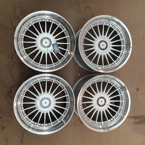 Set of 4 18x8.5 et20 + 18x10 Alloy Wheels et20 740KG Silver Alpina Style NEW! - Picture 1 of 6