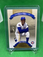 Ernie Banks 2002 Donruss Classics Timeless Tributes Legend #79/100