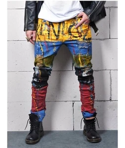 Sernes jeans too much multicolor New with tag Size US 32 - Picture 1 of 7