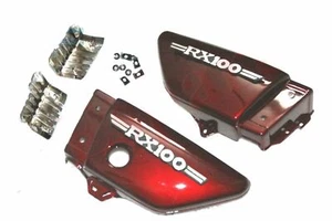 RX100 Side Panel Set Maroon Plastic Made For Yamaha RX 100 Motorcycle ECs - Picture 1 of 4