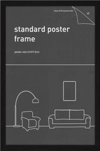 Maxi Poster Frame Black 61x91.5Cm - Picture 1 of 1