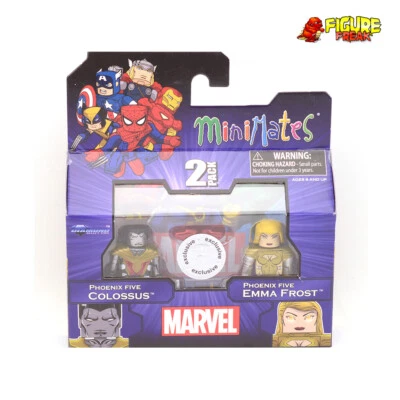 Marvel Minimates TRU Toys R Us Wave 16 Phoenix Five Colossus & Emma Frost - Image 1 of 3