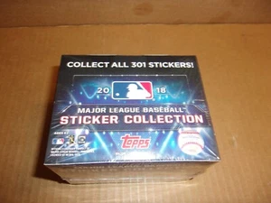 2018 Topps 50 Pack Box Baseball Stickers Factory Sealed 400 Stickers Aaron Judge - Picture 1 of 2