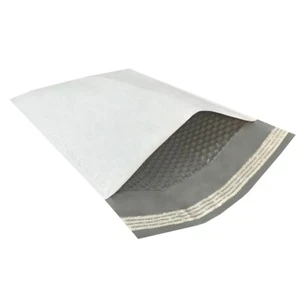 Bolsas para correo UOFFICE 200 de burbujas de polietileno 10,5x16" #5 sobres blancos sellados - Imagen 1 de 11