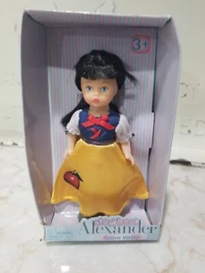 Muñeca Alexander 2012 Storybook Alexander Blancanieves caja original de 5" nunca removida - Imagen 1 de 5