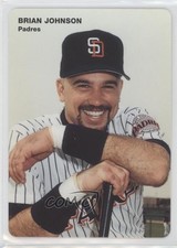 1996 Mother's Cookies San Diego Padres Stadium Giveaway Brian Johnson #9