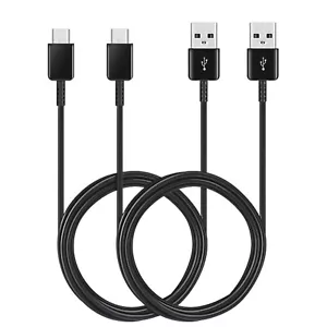Câbles USB-C vers USB A Câble 1,5m Charge/Synchro Packs x2 Original Samsung Noir - Photo 1/5