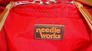 NEEDLE WORKS Bolsa Bicicleta ALFORJA Bolsa Excelente Estado - Imagen 1 de 12