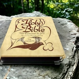 1983 Die Heilige Bibel Neues Testament KJV erzählt Alexander Scourby auf Kassette - Bild 1 von 8