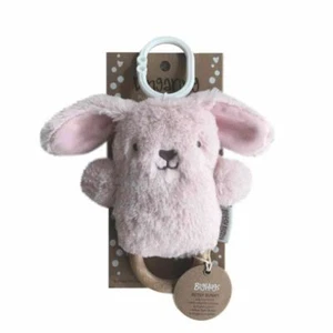 Betsy Bunny Wooden Teether - Pink - Picture 1 of 4