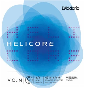 D'Addario Helicore Violin Single G String, 4/4 Scale, Medium Tension - Picture 1 of 4