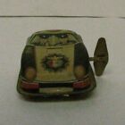 Vintage Russ Berrie Tin Wind Up Police Car  (Works)