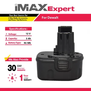 Batería 12V 3Ah NiMh para DeWalt DW9072 DW9071 DC9071 DE9037 DE9071 DE9072 - Imagen 1 de 5