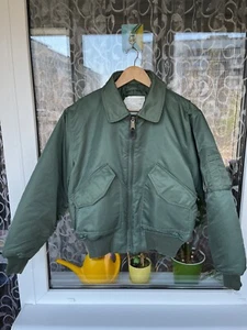 Vintage 90’s CWU-36/P Flyer's Flight Bomber Jacket Aramid USA Size XS/S Men's - Picture 1 of 10