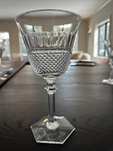 Baccarat Diamant Water Or Wine Glass Crystal Clear Store Display 8 1/4" or 210mm - Picture 1 of 6