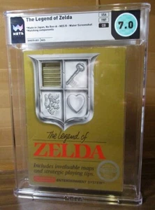 The Legend of Zelda (Nintendo NES, 1987) WATA Certified 7.0 CIB No Rev-A - Picture 1 of 8