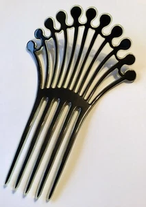 VINTAGE VICTORIAN CELLULOID HAIR COMB FANCY AND ORNATE B2 - Picture 1 of 2