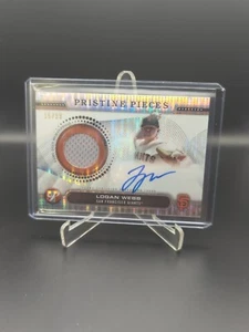 2024 Topps Pristine Pristine Pieces Logan Webb Refractor 15/99 Giants - Bild 1 von 3