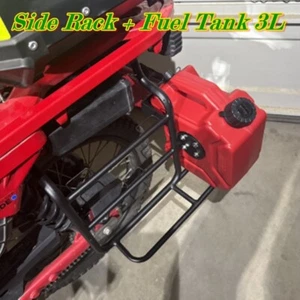 Side Rack & Fuel Tank 3L Honda CT125 2in1 Trail Hunter Cub Motorcycle CT-125 - Picture 1 of 8