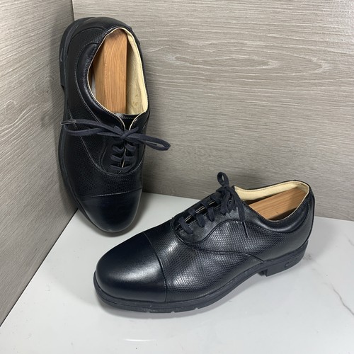 Scarpe da golf Nike Verdana Last in pelle nera punta morbida 192089 001 da donna 7 7 5