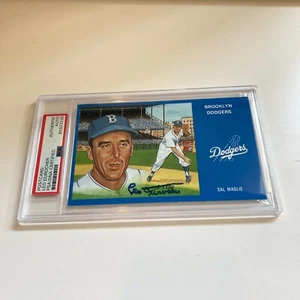 Leo Durocher Signed Autographed Brooklyn Dodgers Postcard PSA DNA - Picture 1 of 3
