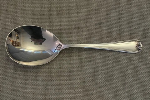 Gorham Heritage Silver Plate Casserole Serving Spoon 10 1/4 inches Cover