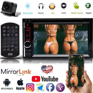 Car Bluetooth Stereo 2Din CD DVD Aux-in Radio Fit Fo 2005-2015 Scion tC xA xB xD - Picture 1 of 11