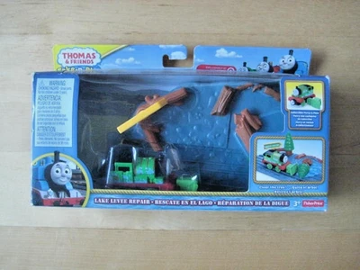 Thomas & Friends Take N Play Lake Levee Repair Fisher Price W Percy Train Engine - Image 1 of 4