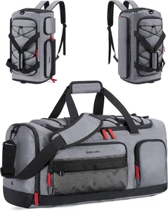 Gym Bag for Women & Men, 35L Sports Travel Duffel Bag with Shoe Laptop Compartme - Picture 1 of 12