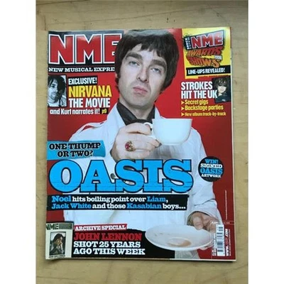OASIS NME MAGAZINE DEC 10 2005 NOEL COVER WITH MORE INSIDE UK - Image 1 of 2