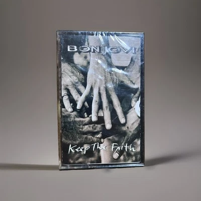 Bon Jovi Keep the Faith Cassette Tape Vintage 1992- MERCURY- SEALED NEW - Image 1 of 2
